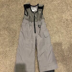 Mountain Tek Kids Gray Bib Snow Pants